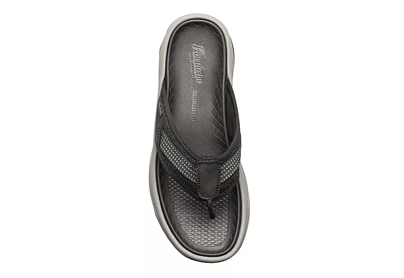 Florsheim Mens Tread Lite Flip Flop Sandal - Black 6 Florsheim Mens Tread Lite Flip Flop Sandal - Black - Image 6