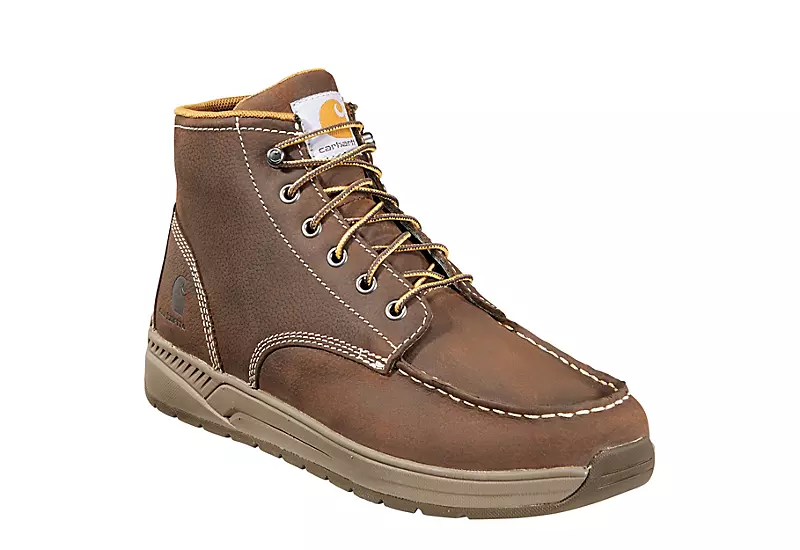 Carhartt Mens Lightweight 4-inch Lace-up Boot - Brown 1 Carhartt Mens Lightweight 4-inch Lace-up Boot - Brown