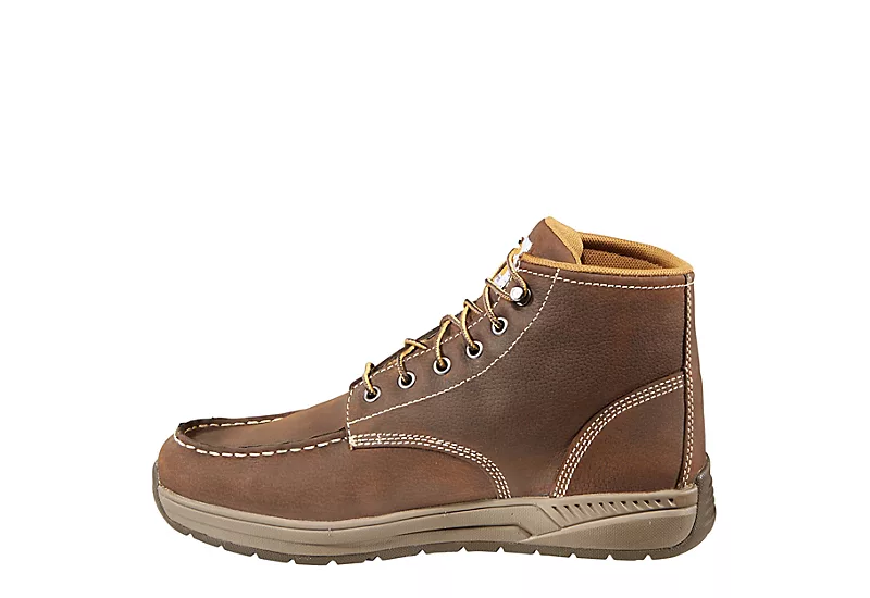 Carhartt Mens Lightweight 4-inch Lace-up Boot - Brown 3 Carhartt Mens Lightweight 4-inch Lace-up Boot - Brown - Image 3