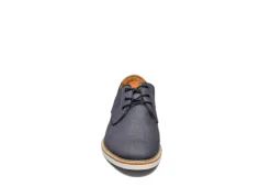 Florsheim Mens Highland Canvas Oxford - Navy -Fashion Shoe Store US 01 502208 02