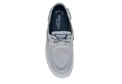 Sperry Mens Halyard 2-eye Slip On Sneaker - Pale Grey -Fashion Shoe Store US 01 502250 05