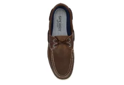 Sperry Mens Leeward Boat Shoe - Brown -Fashion Shoe Store US 01 502254 05