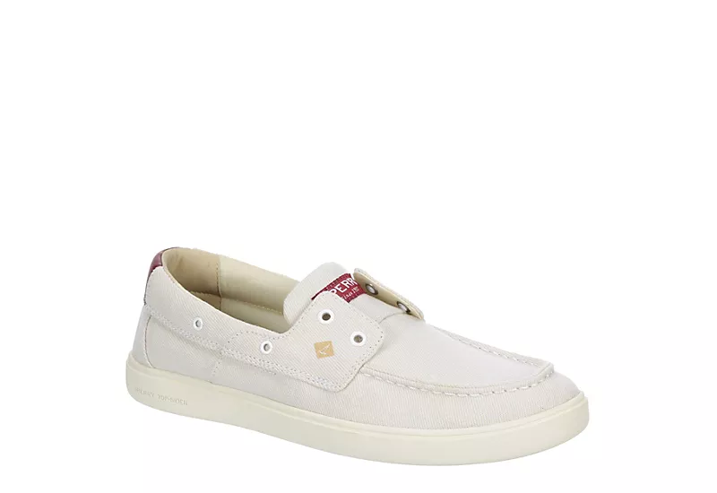 Sperry Mens Outer Banks Boat Shoe - Khaki 1 Sperry Mens Outer Banks Boat Shoe - Khaki