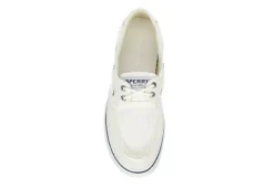 Sperry Mens Halyard 2-eye Sneaker - Off White -Fashion Shoe Store US 01 502276 05