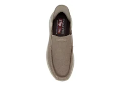 Skechers Mens Slip-ins Parson Slip On Sneaker - Brown -Fashion Shoe Store US 01 502297 05