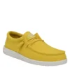 Heydude Mens Wally Slip On Sneaker - Yellow