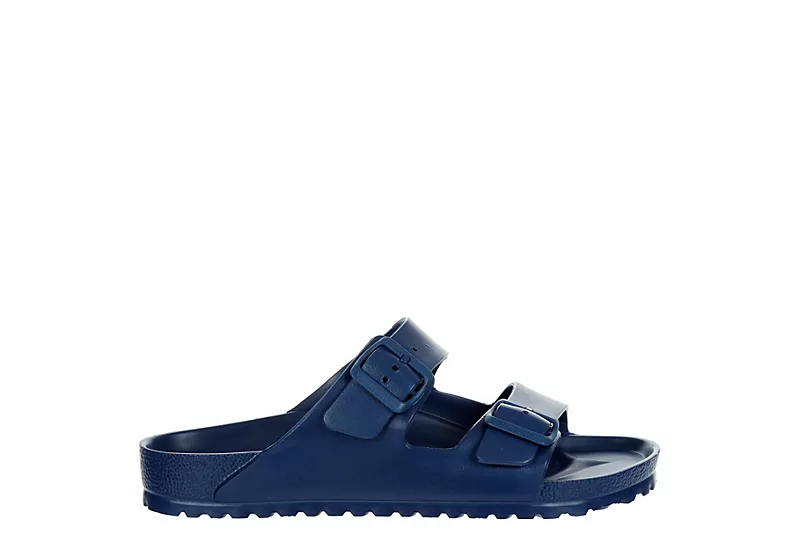Birkenstock Mens Arizona Essentials Slide Sandal - Navy 2 Birkenstock Mens Arizona Essentials Slide Sandal - Navy - Image 2