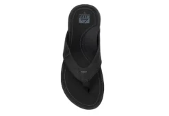 Reef Mens San Onofre Flip Flop Sandal - Black -Fashion Shoe Store US 01 502366 05