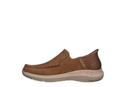 Skechers Mens Slip-ins Parson Slip On Sneaker - Brown 9 Skechers Mens Slip-ins Parson Slip On Sneaker - Brown -Fashion Shoe Store US 01 502402 02
