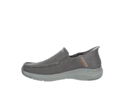 Skechers Mens Slip-ins Parson Slip On Sneaker - Grey -Fashion Shoe Store US 01 502403 03