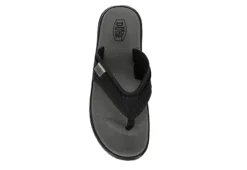 Heydude Mens Sami Flip Flop Sandal - Black -Fashion Shoe Store US 01 502405 05