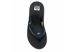Reef Mens Fanning Flip Flop Sandal - Navy -Fashion Shoe Store US 01 502408 05