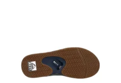Reef Mens Fanning Flip Flop Sandal - Navy -Fashion Shoe Store US 01 502408 06