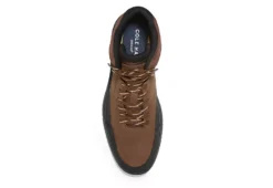 Cole Haan Mens Grand Hiker Waterproof Lace-up Boot - Brown -Fashion Shoe Store US 01 502453 03