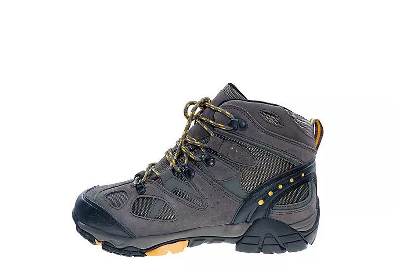 Bearpaw Mens Brock Waterproof Mid Hiking Boot - Taupe 3 Bearpaw Mens Brock Waterproof Mid Hiking Boot - Taupe - Image 3