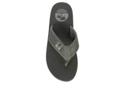 Margaritaville Mens Palm Flip Flop Sandal - Grey -Fashion Shoe Store US 01 502736 05
