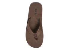 Reef Mens Draftsmen Flip Flop Sandal - Chocolate -Fashion Shoe Store US 01 502839 02