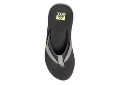 Reef Mens Anchor Flip Flop Sandal - Grey -Fashion Shoe Store US 01 502840 02