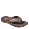 Reef Mens Anchor Flip Flop Sandal - Brown