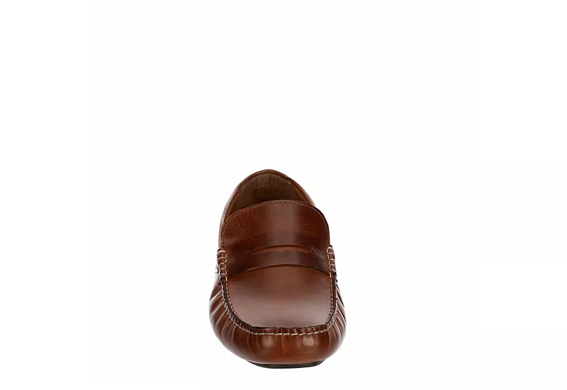 Franco Fortini Mens Daven Penny Loafer Oxford - Cognac 3 Franco Fortini Mens Daven Penny Loafer Oxford - Cognac - Image 3