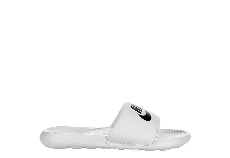 Nike Mens Victori One Slide Sandal - White 2 Nike Mens Victori One Slide Sandal - White - Image 2