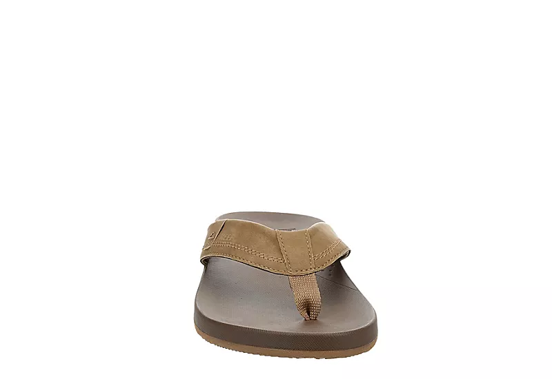 Reef Mens Cushion Spring Flip Flop Sandal - Brown 3 Reef Mens Cushion Spring Flip Flop Sandal - Brown - Image 3