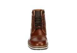 Franco Fortini Mens Blake Lace-up Boot - Cognac -Fashion Shoe Store US 01 561053 02