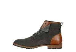 Restoration Mens Crush Lace-up Boot - Grey 10 Restoration Mens Crush Lace-up Boot - Grey -Fashion Shoe Store US 01 561117 03