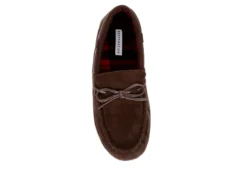 Restoration Mens Cabin Slipper - Dark Brown -Fashion Shoe Store US 01 580006 05