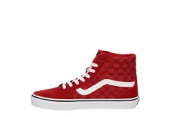 Vans Mens Filmore High Top Sneaker - Red -Fashion Shoe Store US 01 600672 03