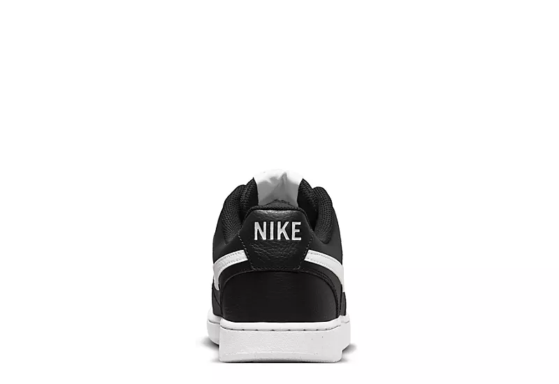 Nike Mens Court Vision Low Sneaker - Black 4 Nike Mens Court Vision Low Sneaker - Black - Image 4