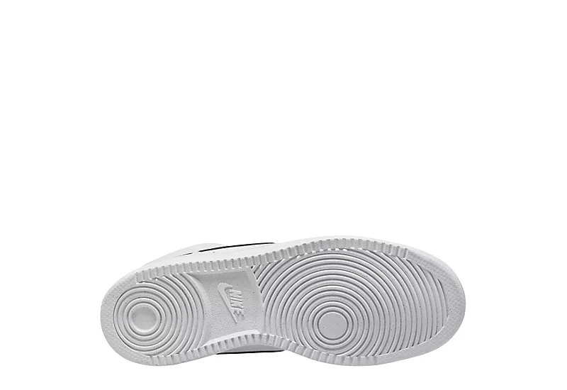 Nike Mens Court Vision Mid Sneaker - White 4 Nike Mens Court Vision Mid Sneaker - White - Image 4