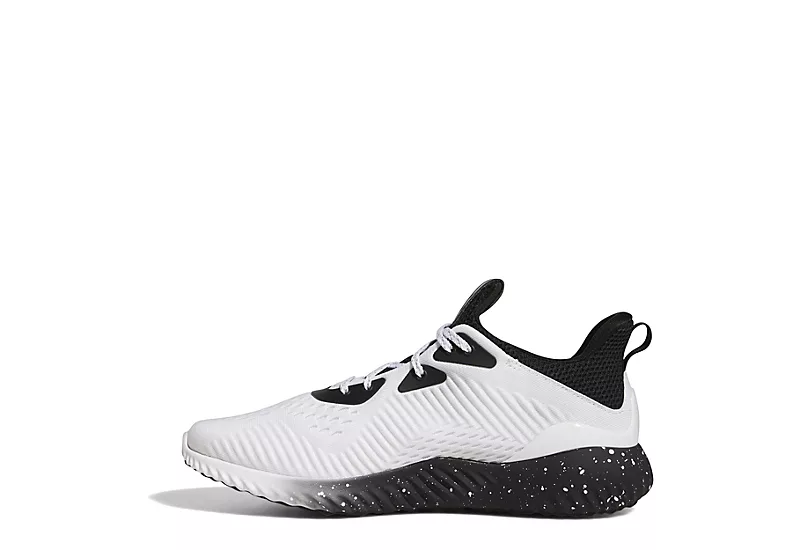 Adidas Mens Alphabounce Running Shoe - White 3 Adidas Mens Alphabounce Running Shoe - White - Image 3