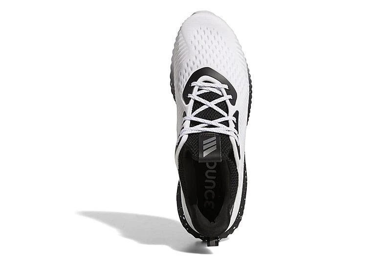 Adidas Mens Alphabounce Running Shoe - White 5 Adidas Mens Alphabounce Running Shoe - White - Image 5