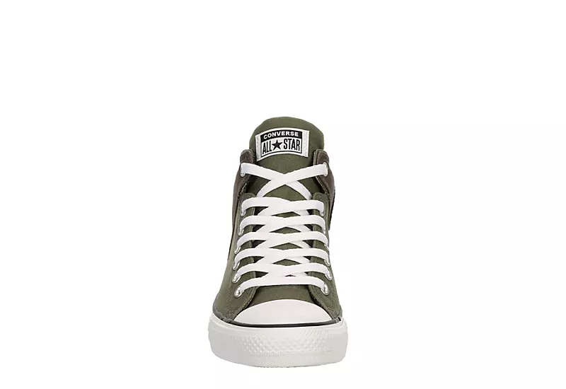 Converse Mens Chuck Taylor All Star High Street Sneaker - Olive 3 Converse Mens Chuck Taylor All Star High Street Sneaker - Olive - Image 3