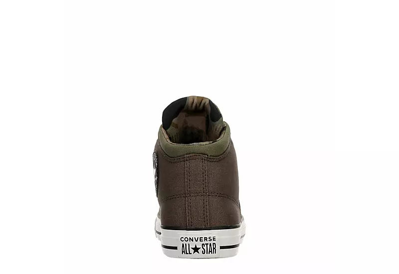 Converse Mens Chuck Taylor All Star High Street Sneaker - Olive 5 Converse Mens Chuck Taylor All Star High Street Sneaker - Olive - Image 5