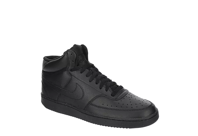 Nike Mens Court Vision Mid Sneaker - Black 1 Nike Mens Court Vision Mid Sneaker - Black