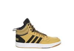 Adidas Mens Hoops 3.0 Mid Winter Sneaker - Beige -Fashion Shoe Store US 01 601039 01