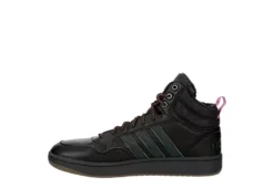 Adidas Mens Hoops 3.0 Mid Winter Sneaker - Black -Fashion Shoe Store US 01 601040 03