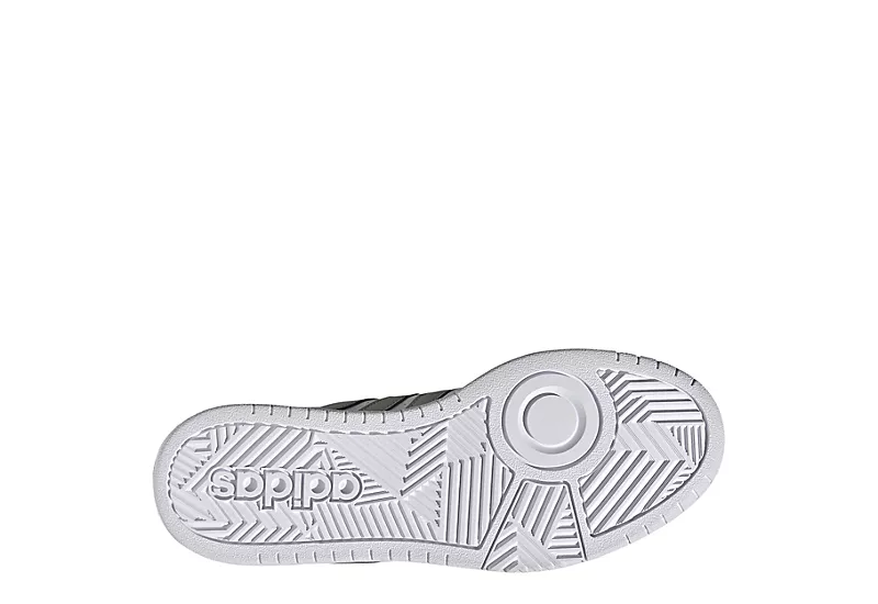 Adidas Mens Hoops 3.0 Low Sneaker - White 6 Adidas Mens Hoops 3.0 Low Sneaker - White - Image 6