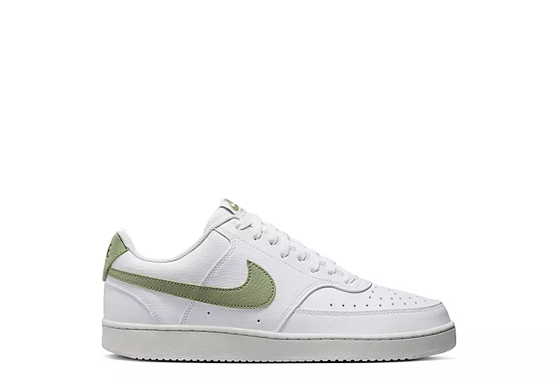 Nike Mens Court Vision Low Sneaker - White 2 Nike Mens Court Vision Low Sneaker - White - Image 2