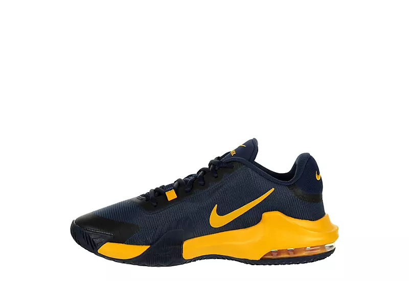 Nike Mens Air Max Impact 4 Basketball Shoe - Navy 4 Nike Mens Air Max Impact 4 Basketball Shoe - Navy - Image 4