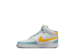 Nike Mens Court Vision Mid Sneaker - White 9 Nike Mens Court Vision Mid Sneaker - White -Fashion Shoe Store US 01 601342 02