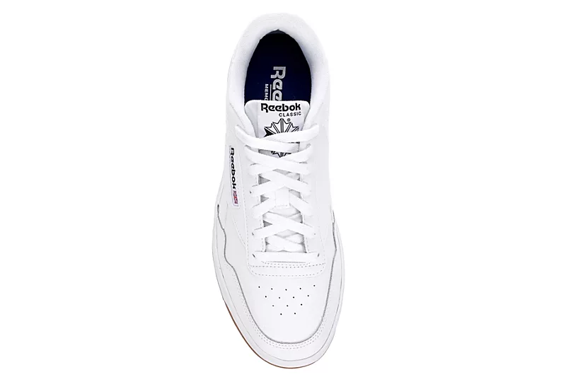 Reebok Mens Club Memt Sneaker - White 7 Reebok Mens Club Memt Sneaker - White - Image 7