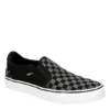 Vans Mens Asher Deluxe Slip On Sneaker - Black