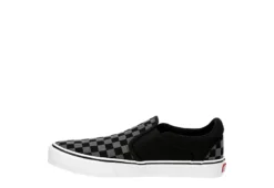 Vans Mens Asher Deluxe Slip On Sneaker - Black -Fashion Shoe Store US 01 630178 03