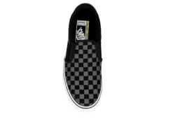 Vans Mens Asher Deluxe Slip On Sneaker - Black -Fashion Shoe Store US 01 630178 05