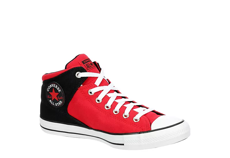 Converse Mens Chuck Taylor All Star High Street Sneaker - Red 1 Converse Mens Chuck Taylor All Star High Street Sneaker - Red