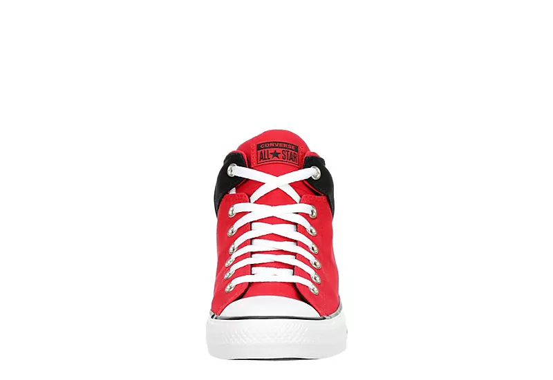 Converse Mens Chuck Taylor All Star High Street Sneaker - Red 3 Converse Mens Chuck Taylor All Star High Street Sneaker - Red - Image 3