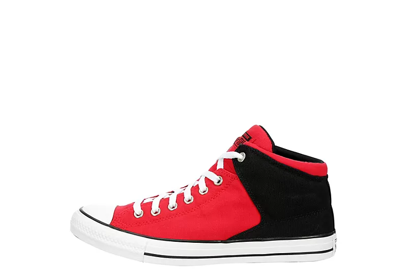 Converse Mens Chuck Taylor All Star High Street Sneaker - Red 4 Converse Mens Chuck Taylor All Star High Street Sneaker - Red - Image 4